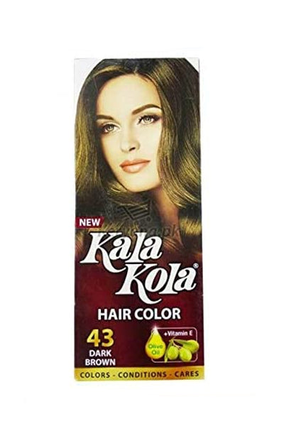 Kala Kola Dark Brown Hair Colour 43 110g - DesiMe