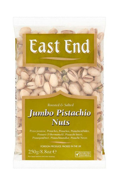 East End Jumbo Pistachio Nuts(roasted & salted) 250g
