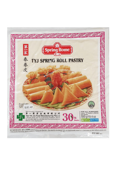 Spring Home TYJ Spring Roll Pastry 30 Sheets 550g - DesiMe