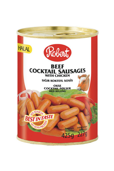 Robert Beef Cocktail Sausages (with chicken) 425g - DesiMe