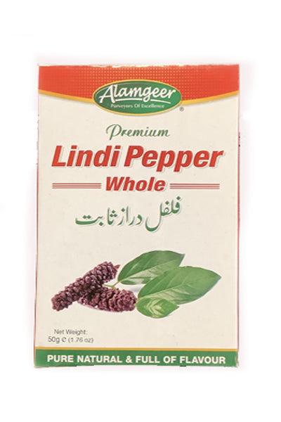 Alamgeer Lindi Pepper Whole 50g - DesiMe