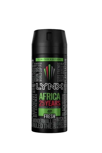 Lynx Deodorant Africa Bodyspray 150ml - DesiMe