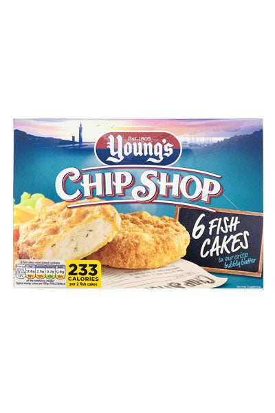 Young's Chip Shop 6 Fish Cake 300g - DesiMe