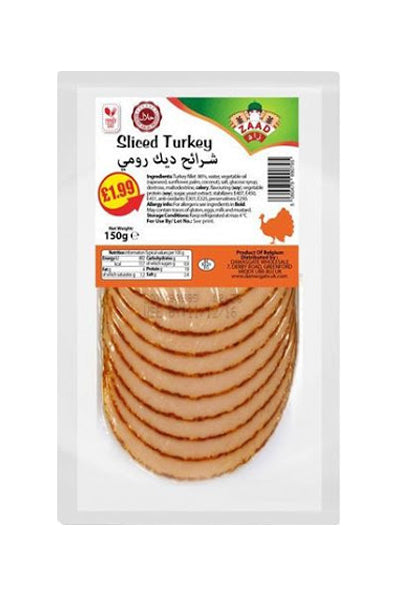 Zaad Sliced Turkey 130g