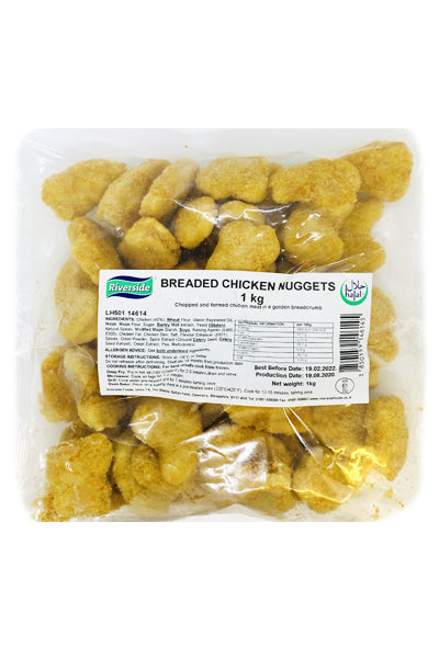 Riverside Breaded Chicken Nuggets 1kg - DesiMe