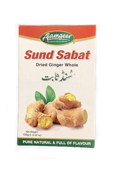 Alamgeer Sund Sabat 100g (Dried Ginger Whole) - DesiMe