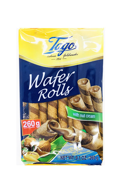 Tago Wafer Rolls with NutCream 260g - DesiMe