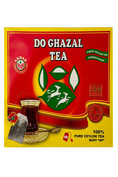 Do Ghazal 100% Pure Ceylon Tea 100 bags 200g - DesiMe