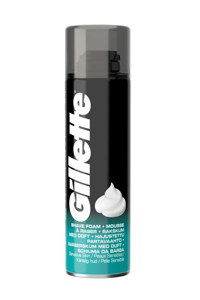 Gillette Shave Foam Sensitive Skin 200ml - DesiMe
