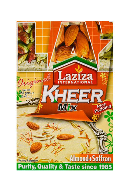 Laziza Kheer Mix Almond + Saffron 155g - DesiMe