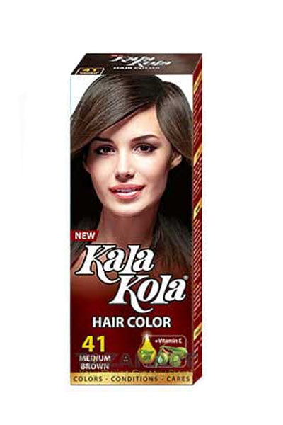Kala Kola Medium Brown Hair Colour 41 110g - DesiMe
