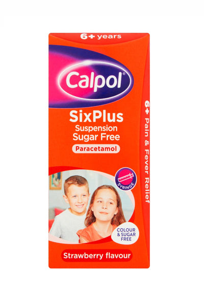 Calpol SixPlus Suspension (Sugar Free) 80ml - DesiMe