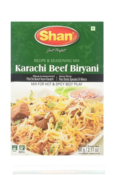 Shan Karachi Beef Biryani 60g - DesiMe