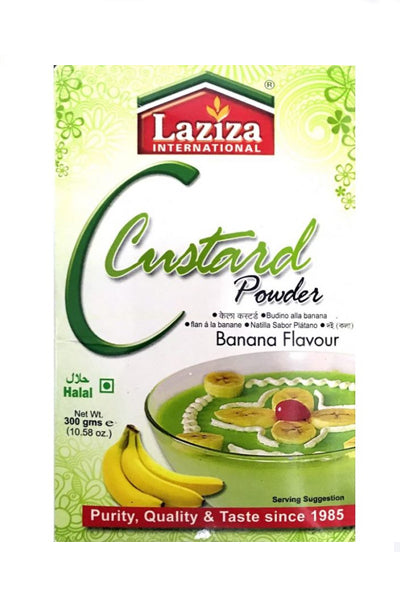 Laziza Banana Custard Powder 300g - DesiMe