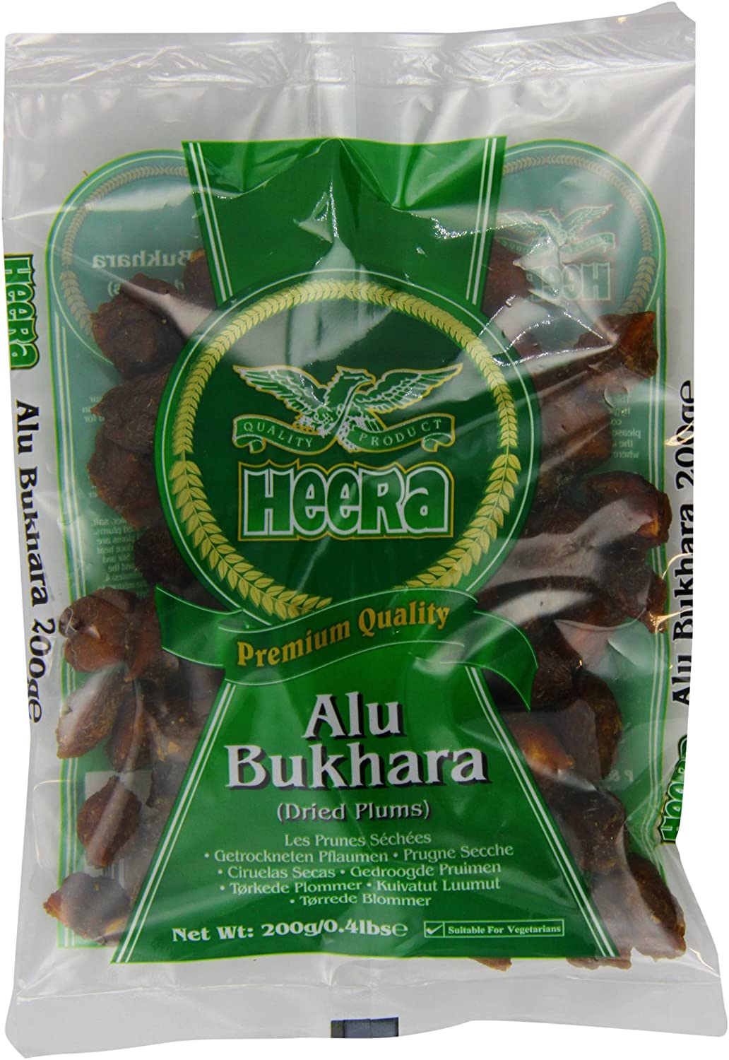 Heera Alu Bukhara 200g (Dried Plums with stone) - DesiMe