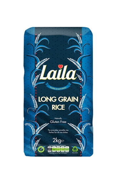 Laila Long Grain Rice 2kg - DesiMe