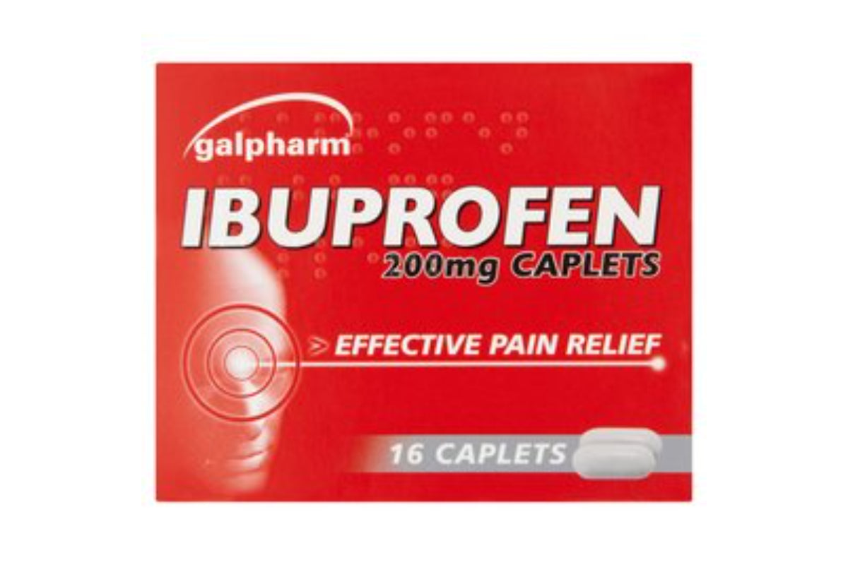 Ibuprofen 200mg 16 Caplets - DesiMe