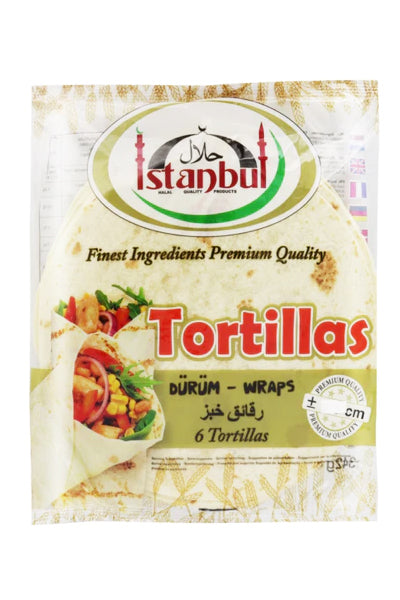 Istanbul Tortilla Wraps 6s (20cm) - DesiMe