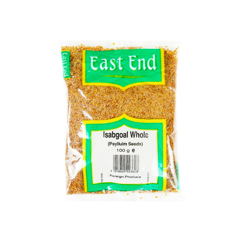East End Isabgoal Whole (Psylluim Seeds) 100g - DesiMe