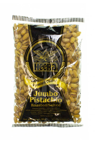 Heera Jumbo Pistachio Salted 700g - DesiMe
