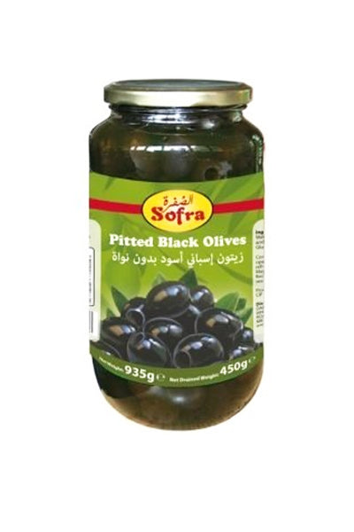 Sofra Pitted Black Olives 935G - DesiMe