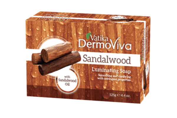 Vatika Dermo Viva Sandalwood Soap 125g - DesiMe