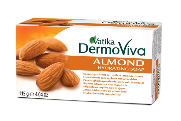 Vatika Dermo Viva Almond Hydrating Soap 115g - DesiMe