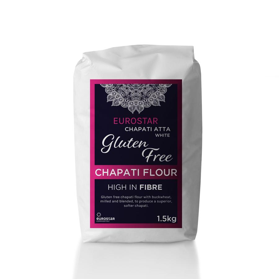 Eurostar Gluten Free White Chapati Atta - DesiMe