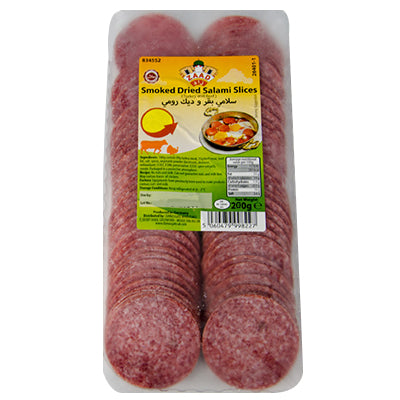 Zaad Smoked Dried Salami Slices 200g