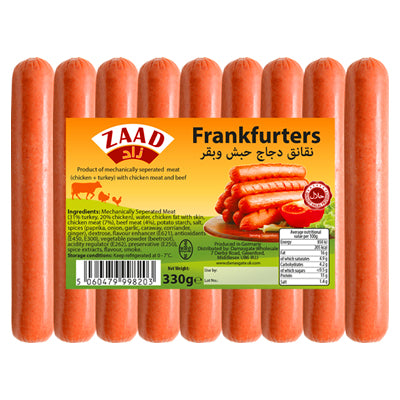 Zaad Frankfurters 400g