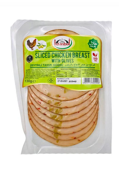 Istanbul Sliced Chicken Breast with Olives 130g