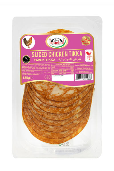 Istanbul Sliced Chicken Tikka 130g
