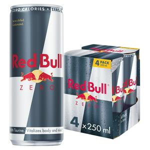 Redbull Zero 4 Pack (4x250ml)