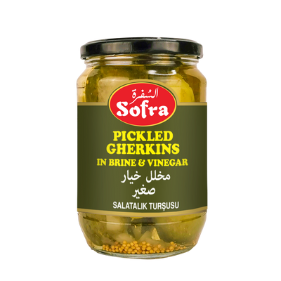 Sofra Pickled Gherkins in Brine and Vinegar