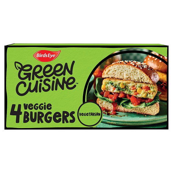 Bird's Eye 4 Veggie Burgers 484g