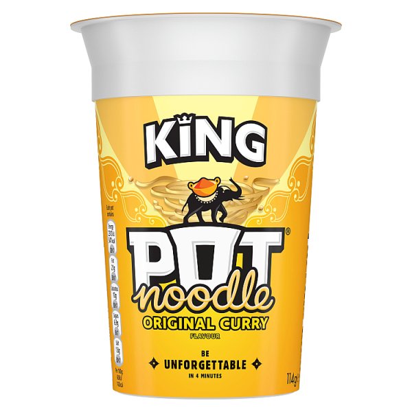 King Pot Noodle Original Curry 114g - DesiMe