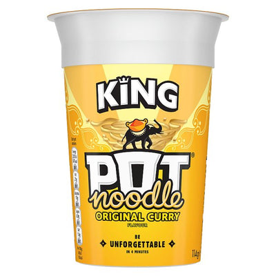 King Pot Noodle Original Curry 114g - DesiMe