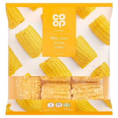 CO OP Mini Corn on the Cobs (supersweet) 625g