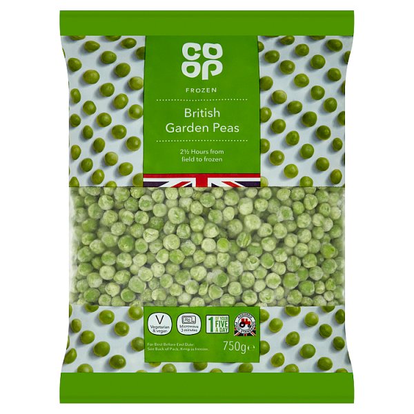 CO OP British Garden Peas 750g