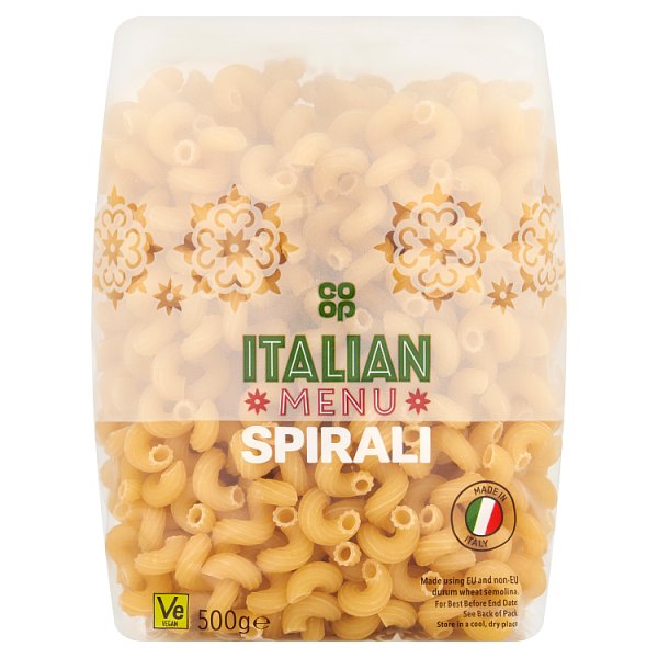 CO OP Spirali Pasta Spirals 500g