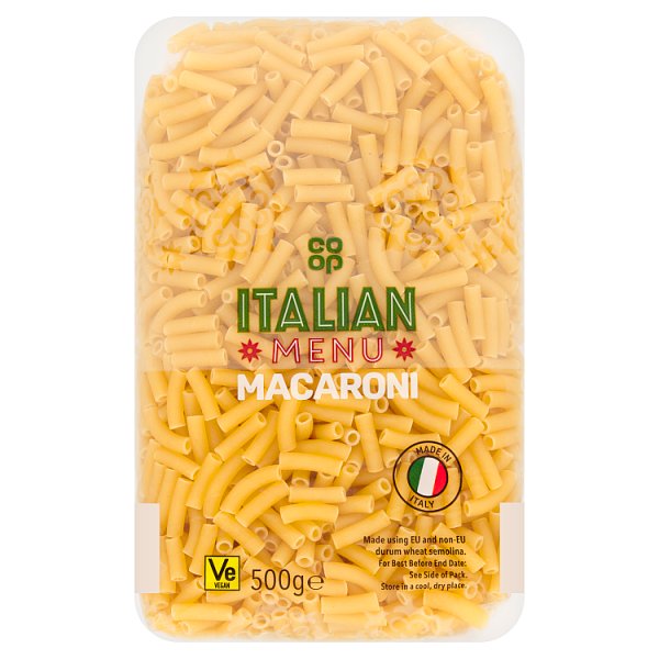 CO OP Macaroni Pasta Tubes 500g