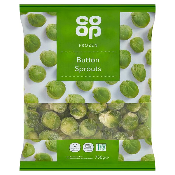 CO OP Button Sprouts 750g