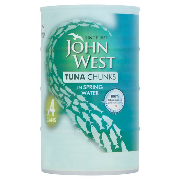 John West Tuna Chunks in Spring Water 4x132g - DesiMe