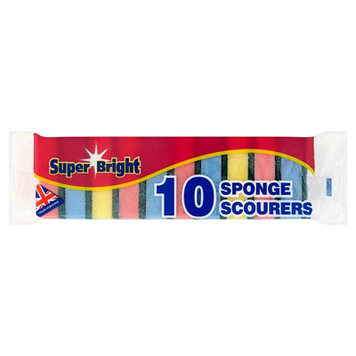 Super Bright 10 Sponge Scourers