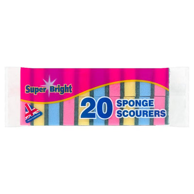 Super Bright 20 Sponge Scourers