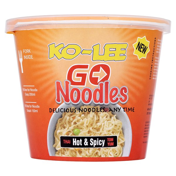 Ko-Lee Go Cup Noodles Hot & Spicy 65g - DesiMe