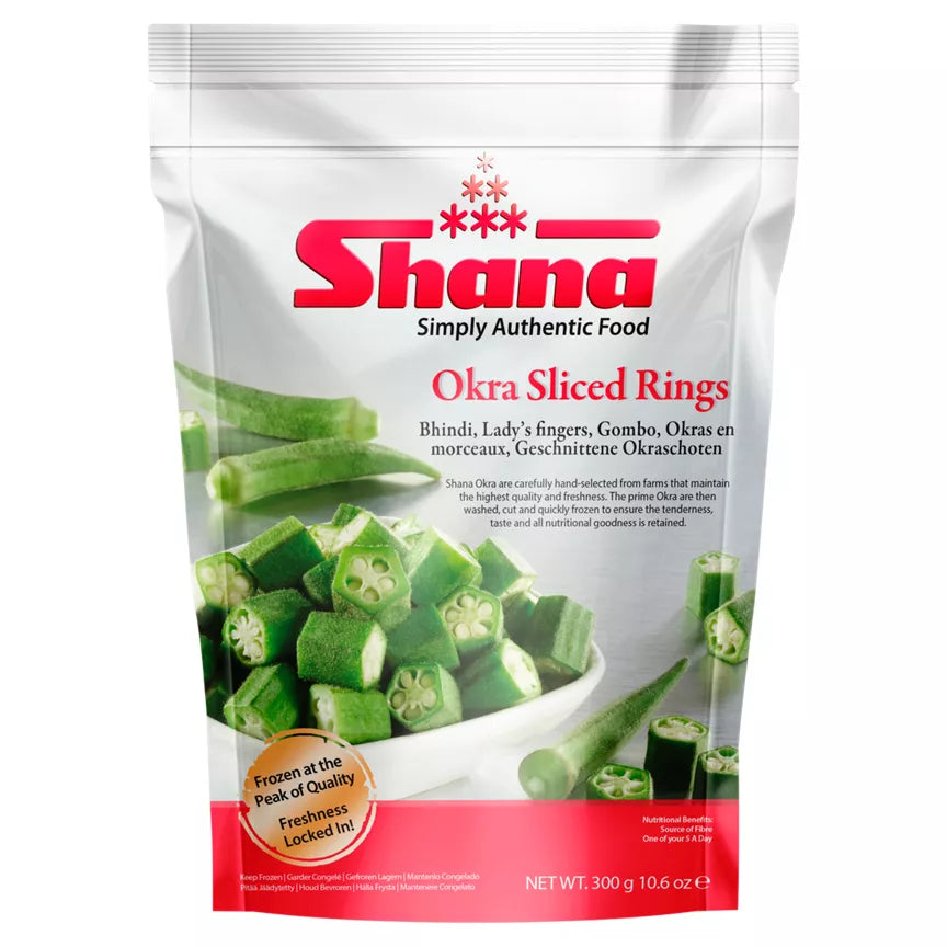 Shana Okra Sliced Rings 300g