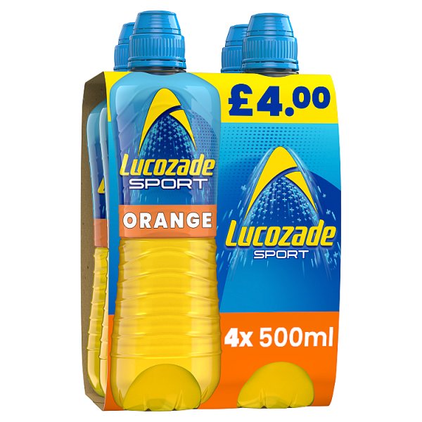 Lucozade Sport Drink Orange 4 Pack