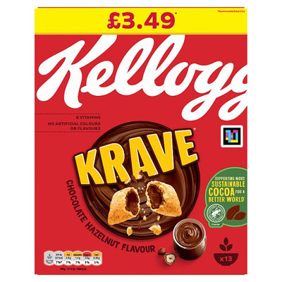 Kellogg's Krave Chocolate Hazelnut 410g