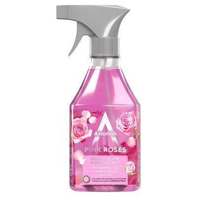Astonish Pink Roses Ready to Use Disinfectant Spray 500ml